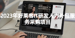 2023年恒峰g22IT研发人力外包服务采购项目招标公告