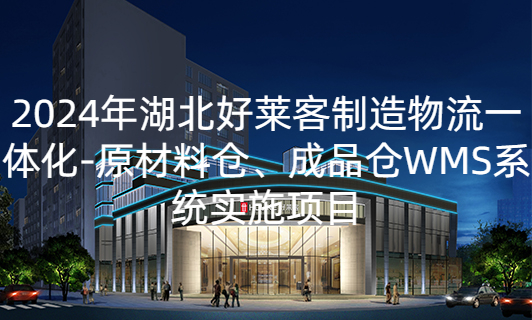 2024年湖北恒峰g22制造物流一体化——原材料仓、成品仓WMS系统实施项目招标公告